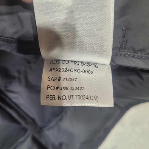 Columbia Mens Large Omni-Shield 650 Fill Down Puffer Packable Jacket Black Gray - Picture 8 of 11