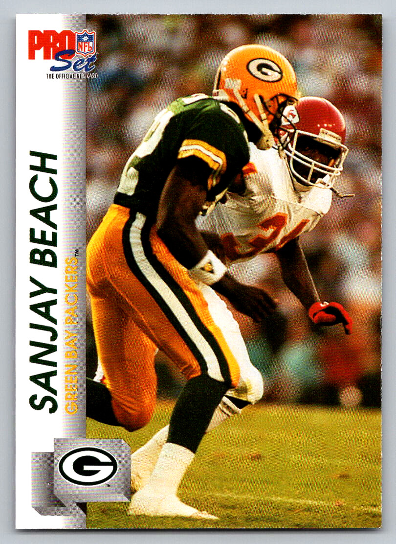 500 Sanjay Beach Rookie Green Bay Packers 1992 Pro Set | eBay