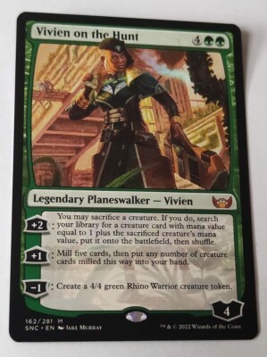 MtG Vivien on the Hunt (SNC-162) Mythic Rare English MINT