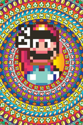 Poster NINTENDO - SUPER MARIO - Power Ups Mandala (Game) 61x91,5cm NEU 59095 NN1