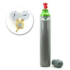 Gasflasche mit Reduzierer MIX Argon(82%)+CO2 10 Liter 2.3m3 Schwei&szlig;gas MIG WIG