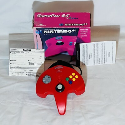 New N64 Nintendo 64 controller Works great Red