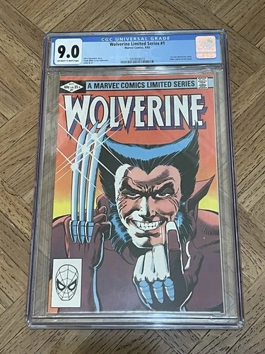 Marvel Comics Limited Series Wolverine #1, 1982 CGC Graded 9.0