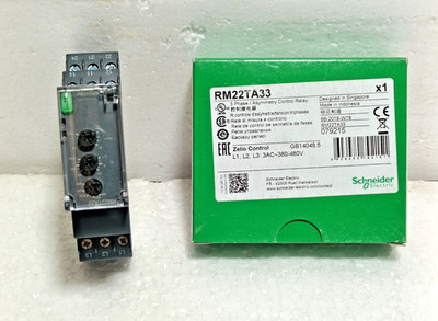 Schneider Electric RM22TA33 Zelio Control 3 Phase Monitoring Relay *NEW*