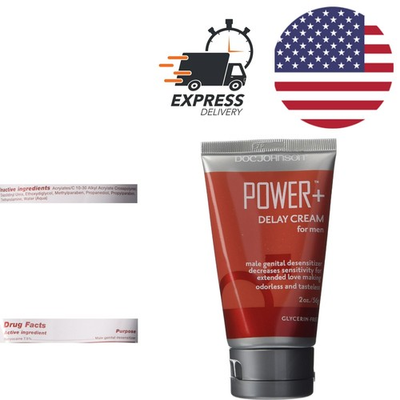 #ad Power Plus Cream 2 Ounce Unscented Desensitizer for Men to Prolong Performance $28.99