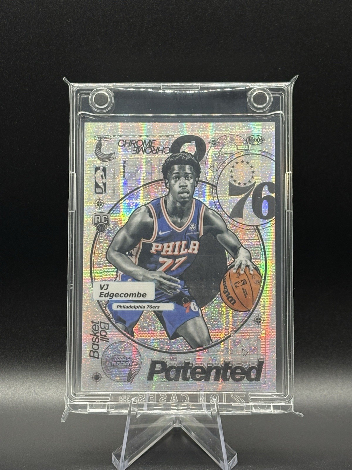 2025-26 Topps Chrome VJ Edgecombe Patented Rookie RC CASE HIT SSP 🔥