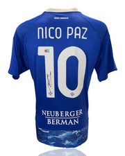NICO PAZ SIGNED COMO 1907 2026/26 HOME SHIRT (ACG CERT AG17789)
