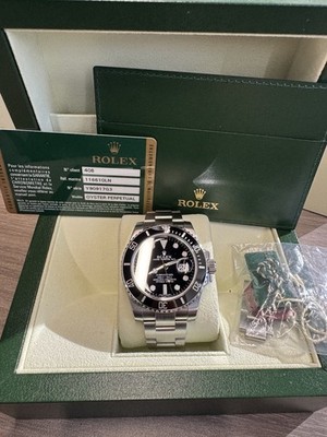 2011 Rolex Submariner Date 116610LN Steel Black Ceramic 40mm Watch