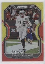 2020 Panini Prizm Red & Yellow Prizm 27/49 Tyrell Williams #133 s3g