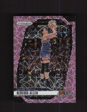 2024 Panini Prizm WNBA #124 Rebecca Allen Pink Velocity Prizms #/79