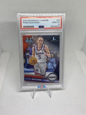 2023 Bowman U chrome Paige Bueckers #90 basketball graded PSA 10 