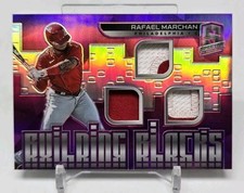 2021 Panini Spectra RAFAEL MARCHAN Building Blocks Materials Neon Pink /20 Reds