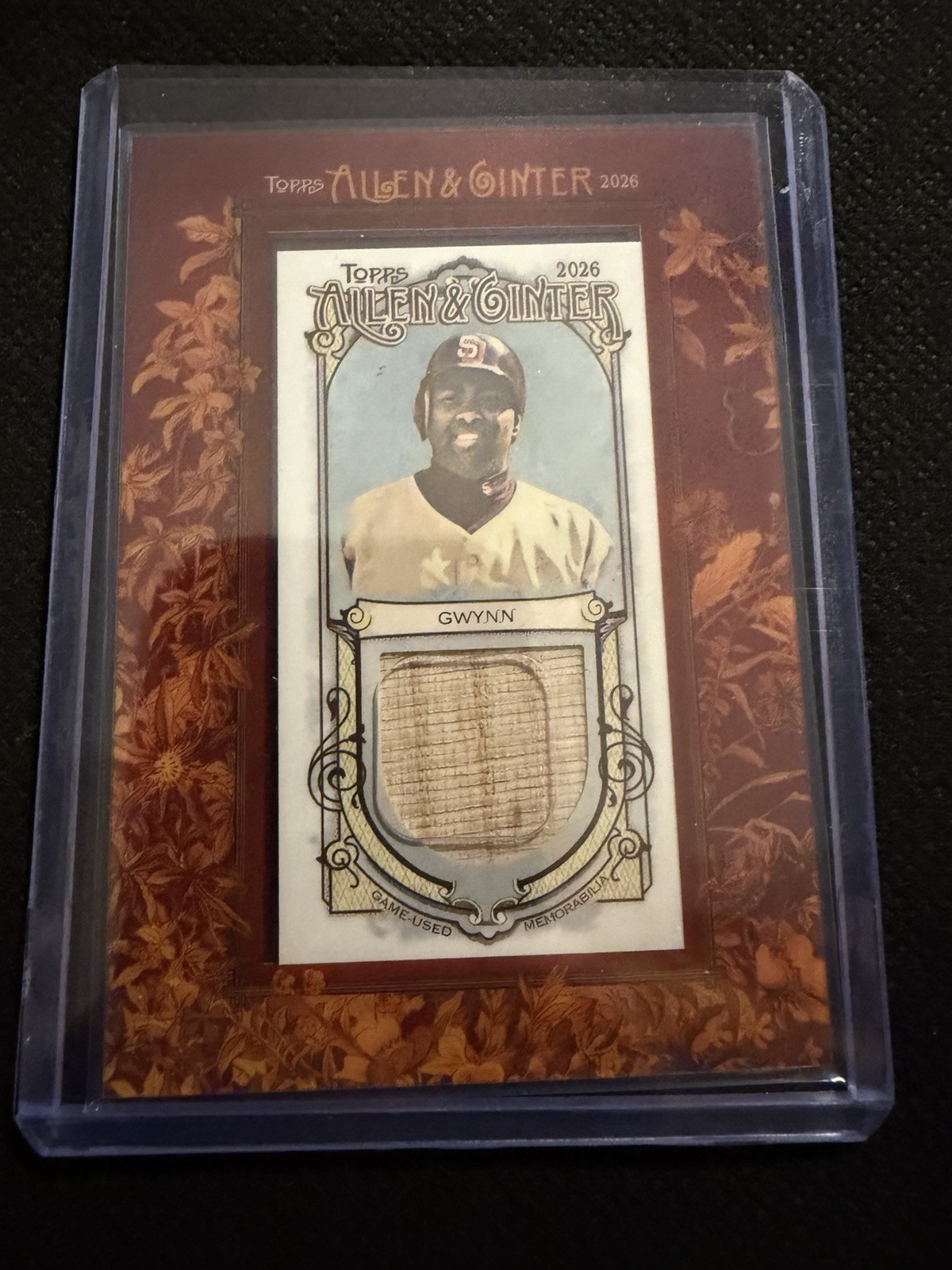 2026 Allen & Ginter Framed Mini Relic Tony Gwynn Bat GU Framed | eBay