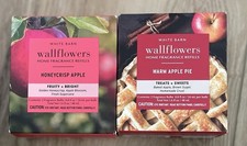 BATH  BODY WORKS WHITE BARN HONEYCRISP APPLE  WARM APPLE PIE REFILL PACKS LOT