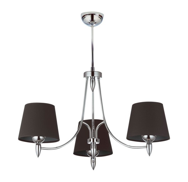 Moderner Kronleuchter Alaion Mit Stoff Schirm Ø70Cm Esstisch Pendelleuchte-image