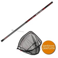 COMBO PESCA MANICO GUADINO TRABUCCO VEKTOR 3 M+TESTA GUADINO SAGOMATA PICCOLA