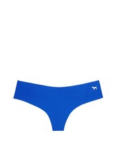 Victoria's Secret PINK No-Show Thong Panty Blue Blaze