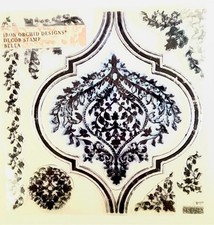 New IOD BELLA Stamp, Iron Orchid Design, Double stamp