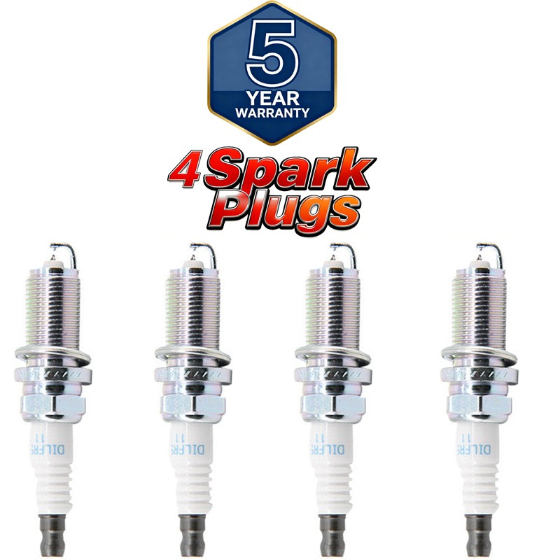 Set of 4 For ngk Laser Iridium Spark Plugs 93759 DILFR5A11 For Nissan Infiniti