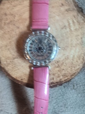 Vintage Victoria Wieck Crystal Sunburst Baguette Crystal Bezel  Watch Band NIOB