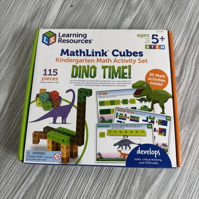 Learning Resources Math Link Cubes Play Learn Activity Set 115 Piece Ages 5+
