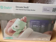 Owlet Dream Sock Smart Baby Monitor Mint | BM06NMMCJ - FDA Cleared