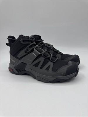 Salomon X Ultra 4 Mid GTX Hiking Boots Shoes Gray NO.413834 Men s Size 11.5