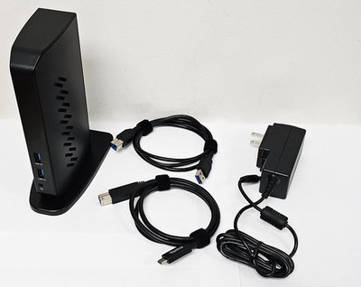 Plugable USB 3.0 and USB-C Dual 4K Display Docking Station w/ DisplayPort & HDMI
