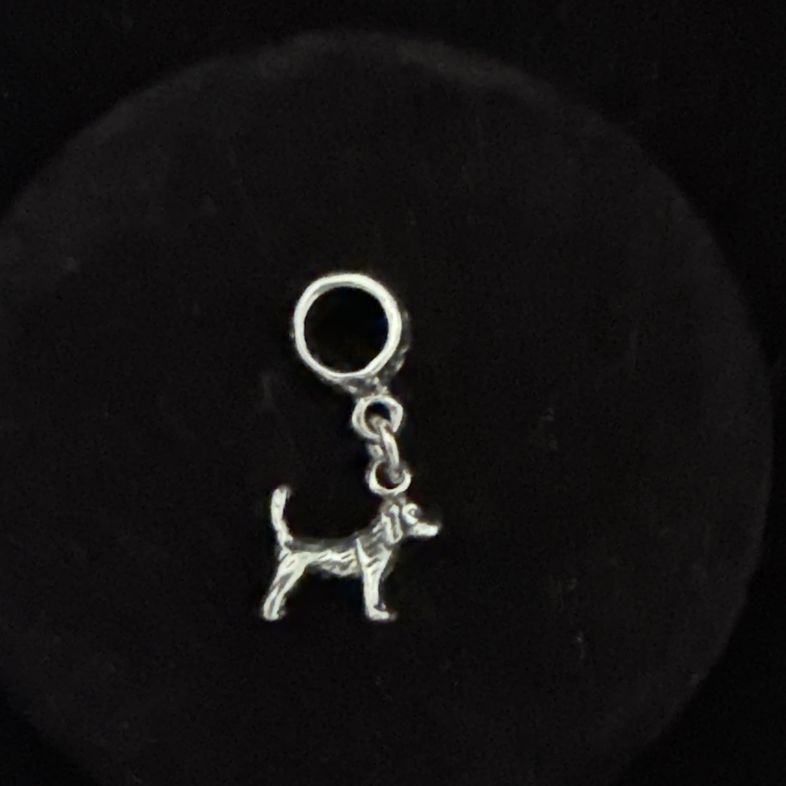 Beagle Dog 925 Solid Sterling Silver European Dan… - image 2