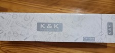 K&K Professional Hair Straighteners White Ceramic