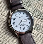 Mens Seiko Alba Vintage Style Day Date Solar Watch