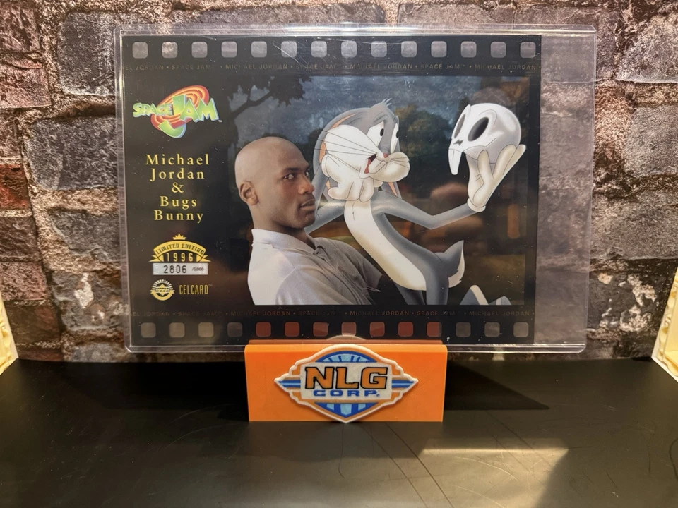 1996 cubierta superior Space Jam Michael Jordan Cell Celcard conjunto completo limitado  Foto 4 de 4