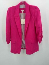 Pre-Owned Jules Leopold Pink Size Small Blazer
