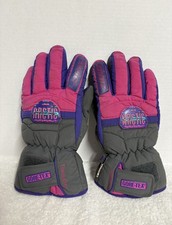 Ziener Gore-Tex Skiing Gloves Vintage Purple Pink - Size: 8.5 Rare Winter