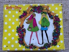 Barbie and Stacy Sleep N Keep Case With Furniture Vintage 1970s