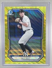 Dax Kilby 2026 Bowman #BCP-78 Yellow Wave Refractor Chrome Prospects /75
