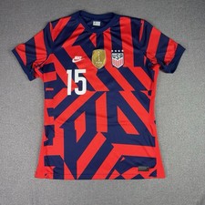 Nike USA Soccer Jersey Megan Rapinoe #15 Womens Large Red Blue FIFA 2019