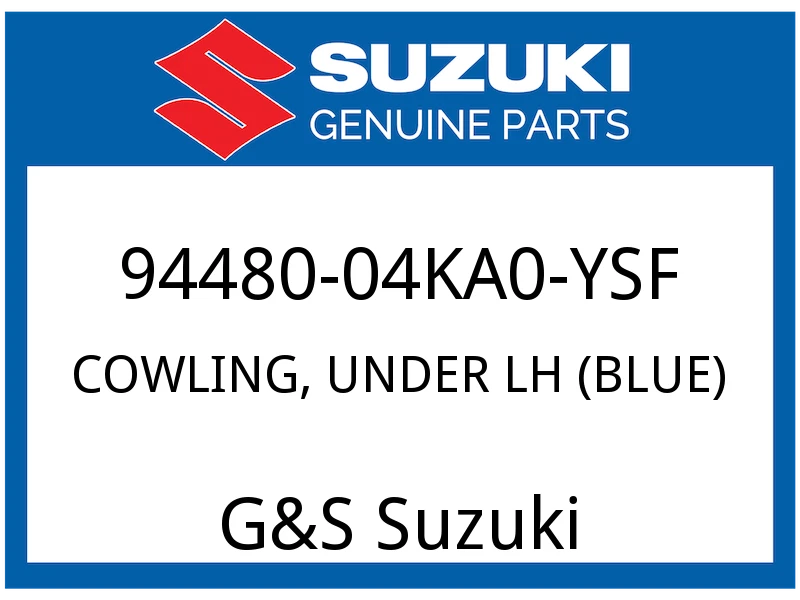 COWLING,UNDER LH (BLUE) *{FOR KEL}*
