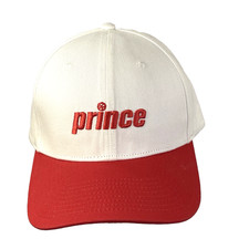 Prince Pickleball Strap Back Hat White Orange...
