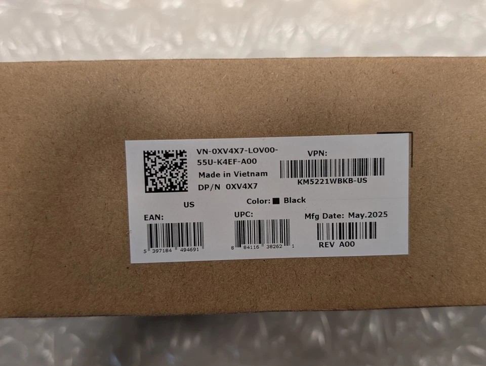 Dell Pro Keyboard & Mouse Combo- RF 2.4GHZ Wireless - Black KM5221WBKB-US - Image 3 of 3