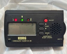 Korg Chromatic Tuner Ca-30 Guitar Bass w/ BATTERIES