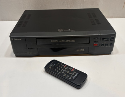 Emerson VCR3003 Digital Auto Tracking VHS VCR +Remote (READ) Fast Shipping