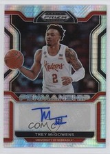 2022 Panini Prizm Draft Picks College Penmanship Hyper Trey McGowens Auto 17zr