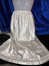 Vtg St Michael M & S Waist slip Glossy Silky Satin 12-14 Glamour 90’s