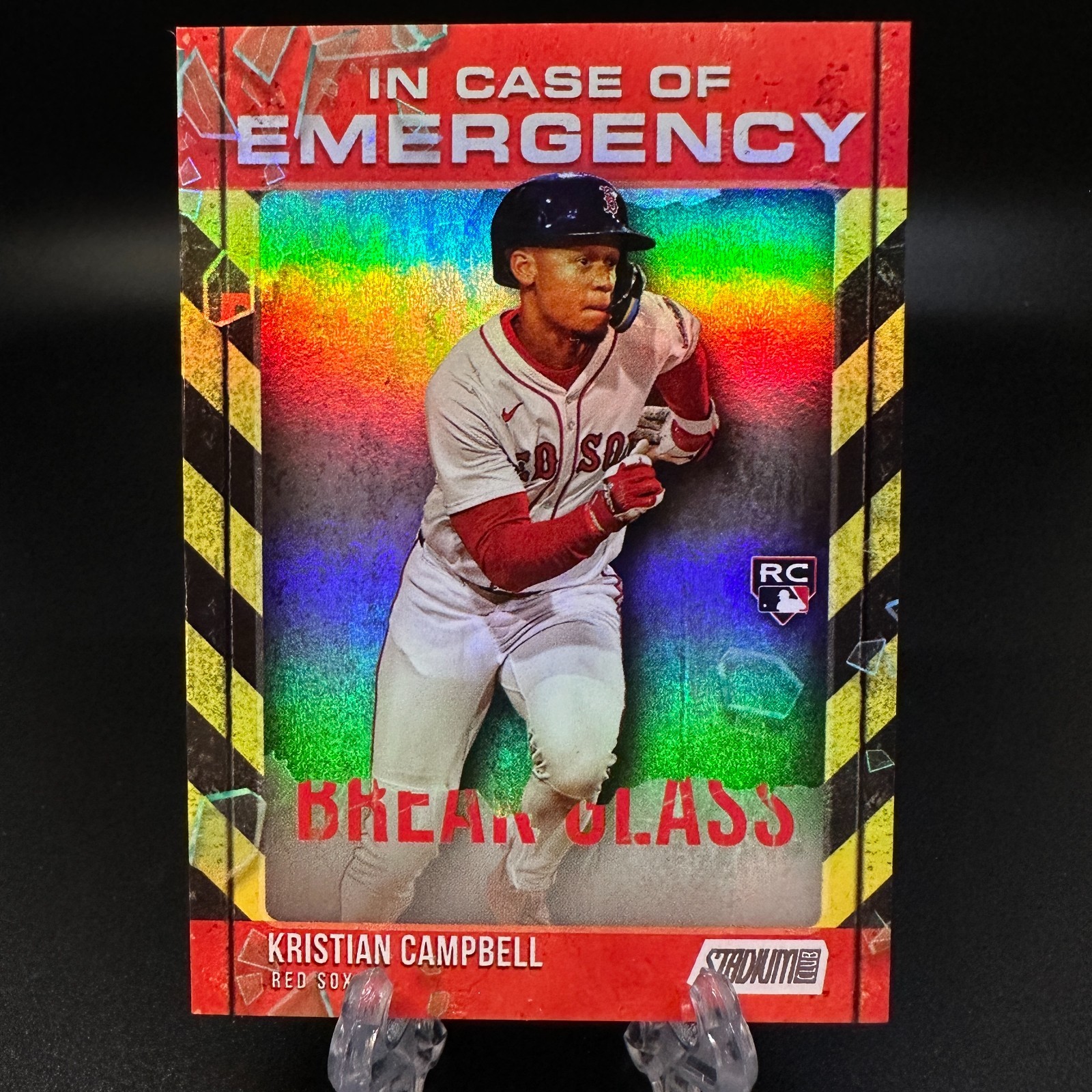 Kristian Campbell #ICE-23 Baseball Cards 2025 Topps Stadium Club In Case Of Emergency trading card — raw and PSA graded price guide