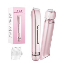 Bikini Trimmer for Women, 2-in-1 Electric Razor for Bikini Line, Fa... Fast Ship