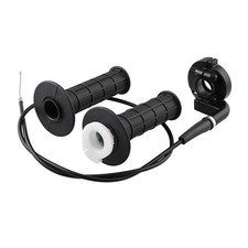 7/8'' 22mm Motorcycle Accelerator Twist Quick Action Throttle Grip+Cable Part
