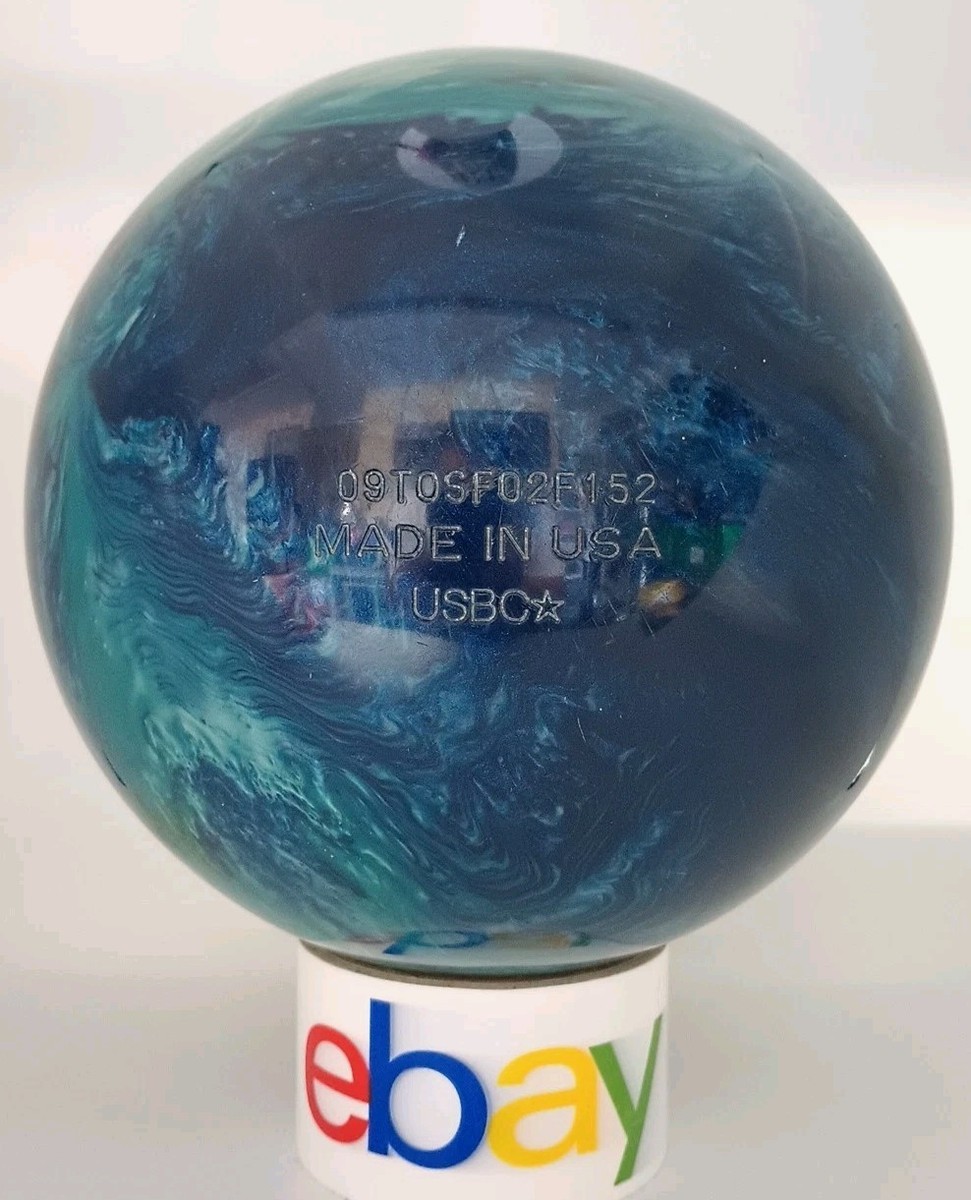 STORM Tropical Storm Bowling Ball 10 Lb Blue Teal Marble 9 Lb 15