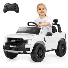 12V Licensed Ford Ranger Kids Ride on Car with Remote Control Storage Basket