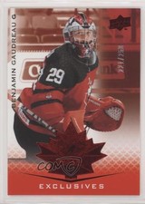 2021 Upper Deck Team Canada Juniors Exclusives 221/250 Benjamin Gaudreau #90 z6b